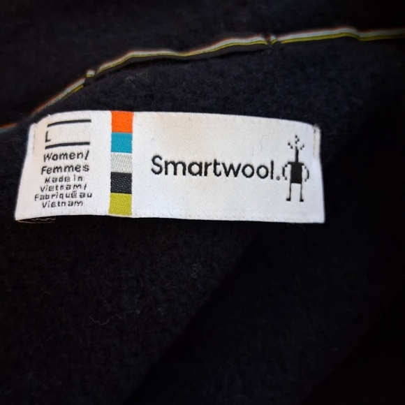 Smartwool Women's Hudson Trail Full Zip Fleece In Navy Blue Size Large - Picture 7 of 12